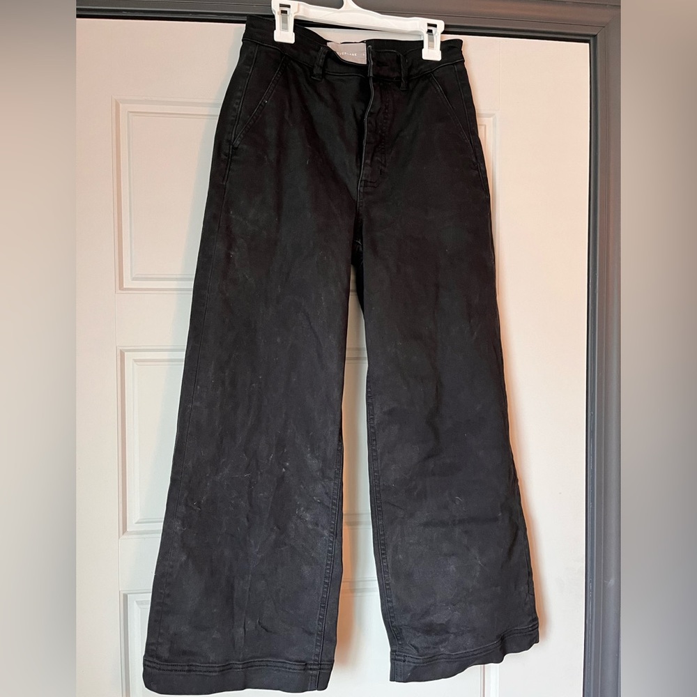 Everlane wide leg crop pant